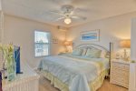 Sleep Late in the Comfy King Bed in the Master Bedroom